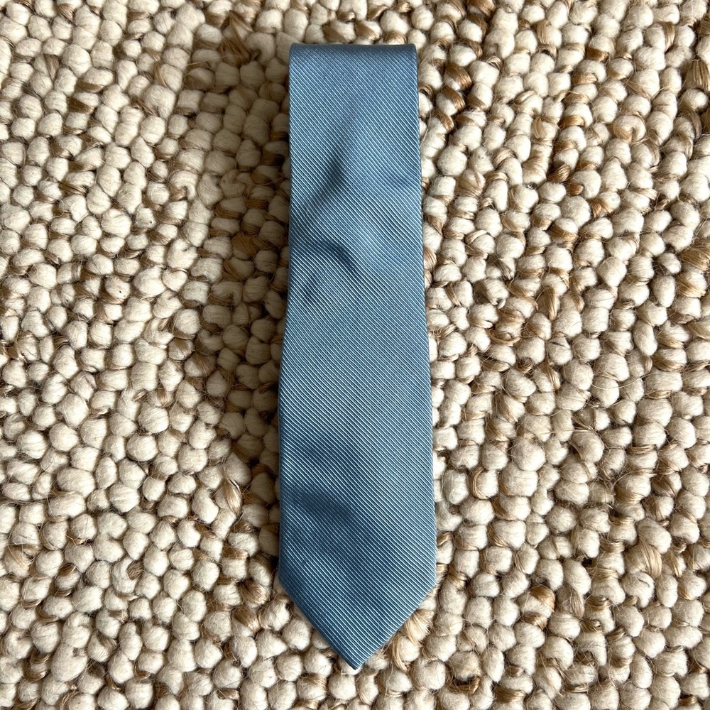 Prada Men’s Light Blue Silk Tie